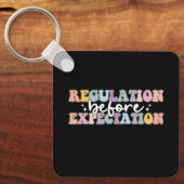 期待Groovy前の規制 キーホルダー (正面)