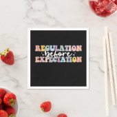 期待Groovy前の規制 スタンダードカクテルナプキン (インサイチュ)