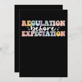 期待Groovy前の規制 招待状 (正面/裏面)