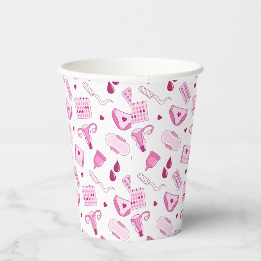 期間パターン 紙コップ (右)