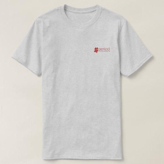 期間パックプロジェクトTシャツ – 色 Tシャツ (デザイン正面)