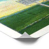 期間ブロックハウスの外部ビュー ポスター (角)