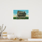 期間ブロックハウスの外部ビュー ポスター (キッチン)