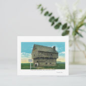 期間ブロックハウスの外部ビュー ポストカード (スタンド正面)