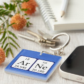 期間別テーブル名のキーリングの配列 キーホルダー (正面右)