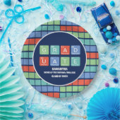 期間表要素卒業パーティ ペーパープレート (パーティー)