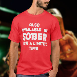 期間限定クルーズでSOBERで利用可能おもしろい Tシャツ