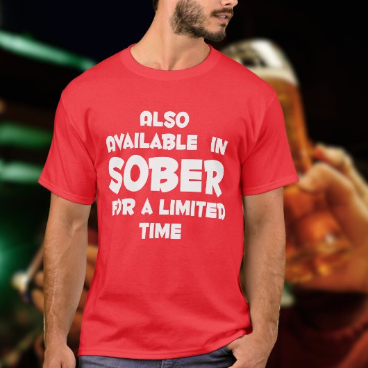 期間限定クルーズでSOBERで利用可能おもしろい Tシャツ