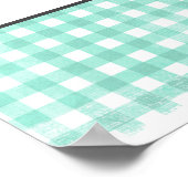 期限の推測カレンダーベビー機器シンボル ポスター (角)