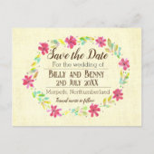 期限切れの日付フローラの保存 案内ポストカード (正面)