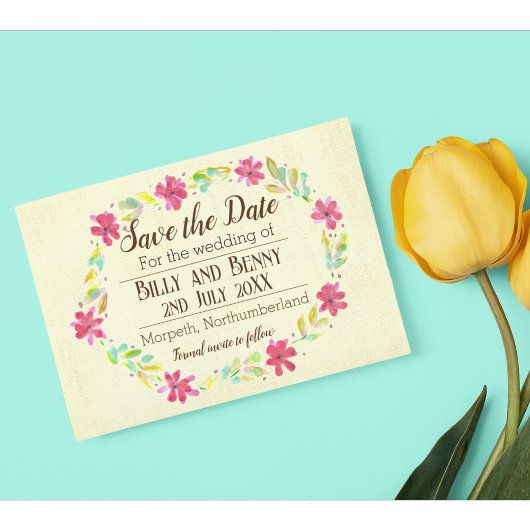 期限切れの日付フローラの保存 案内ポストカード