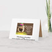 期限切れの誕生証明書とPUT カード (裏面)