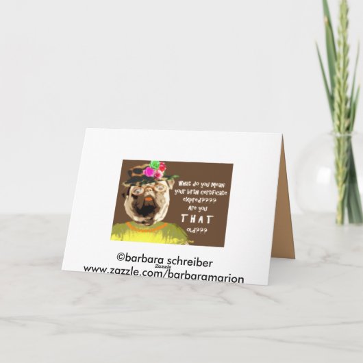 期限切れの誕生証明書とPUT カード (裏面)