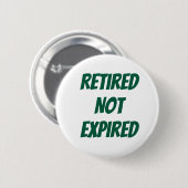 期限退職した切れ 缶バッジ (正面&裏面)