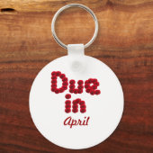 期限4月キーチェーン キーホルダー (正面)
