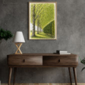 木々が並ぶ小道 | 植物の風景アート ポスター