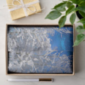 木々が冬の雪に覆われた青い空の下、絵のように美しい景色 薄葉紙 (ギフト)