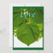 木々が太陽を愛するように サンキューカード (正面)