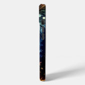 木々と夜空を持つ神秘的なエーテル芸術 Case-Mate iPhoneケース (裏面 / 左)