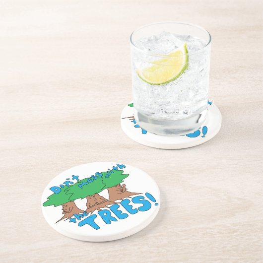 木々に散らかすな コースター (側面)