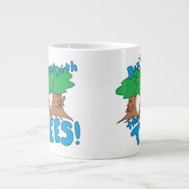 木々に散らかすな ジャンボコーヒーマグカップ