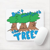 木々に散らかすな マウスパッド (マウス)