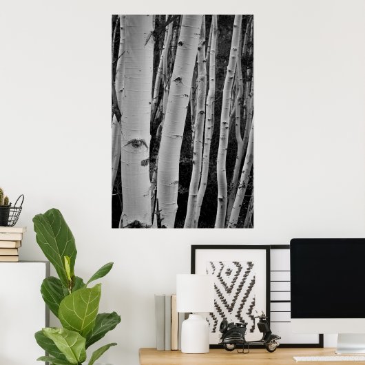 木々に目が付く ポスター (ホームオフィス)