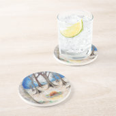 「木々のカヴェン」ストーン・コースター コースター (側面)