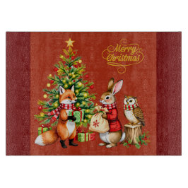 木々のクリスマスの物語 カッティングボード