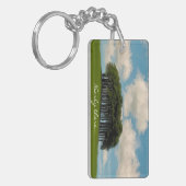 木々のコルニッシュのドライブのランドマーク キーホルダー (正面左)