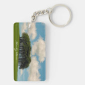 木々のコルニッシュのドライブのランドマーク キーホルダー (裏面)