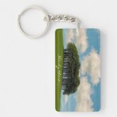 木々のコルニッシュのドライブのランドマーク キーホルダー (正面)