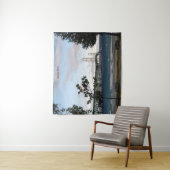 木々のタペストリー付きマッキナックブリッジ タペストリー (インサイチュ)