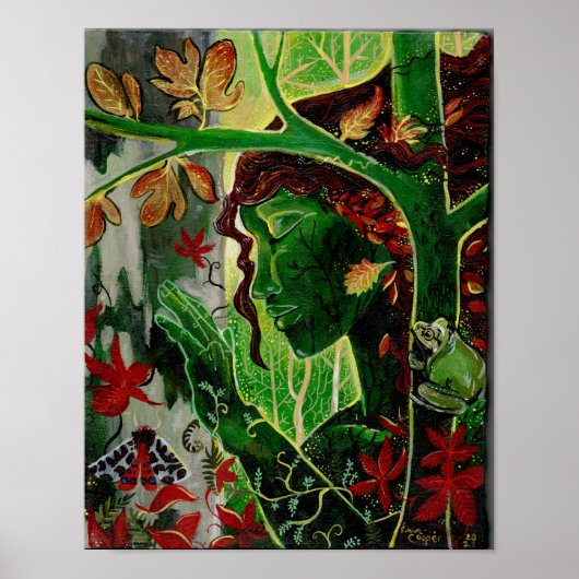 木々のドライアドと共に ポスター (正面)