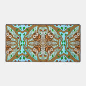 木々のフクロウ曼荼羅 デスクマット (正面)