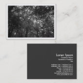 木々の上に、ミニフォト 名刺 (正面/裏面)