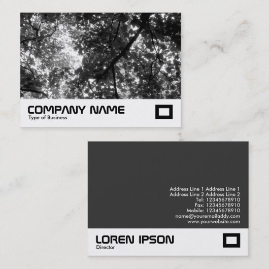 木々の上 名刺 (正面/裏面)