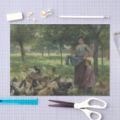 木々の下でテュア・デュプレ 薄葉紙 (クラフト)