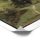 木々の下に1864 (油搭載) ポスター (角)