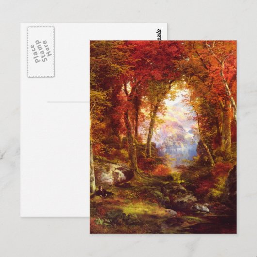 木々の下 ポストカード (正面/裏面)