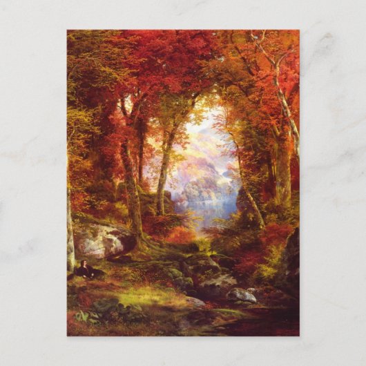 木々の下 ポストカード (正面)