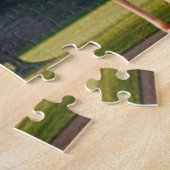 木々の中のキリン ジグソーパズル (側面)