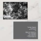 木々の中のミニフォト 名刺 (正面/裏面)