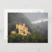 木々の中の城 ポストカード (正面/裏面)