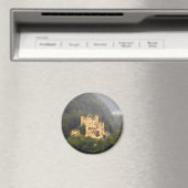 木々の中の城 マグネット (インサイチュ (食洗機))