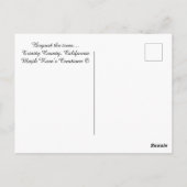 木々の向こうに…...ポストカード ポストカード (裏面)