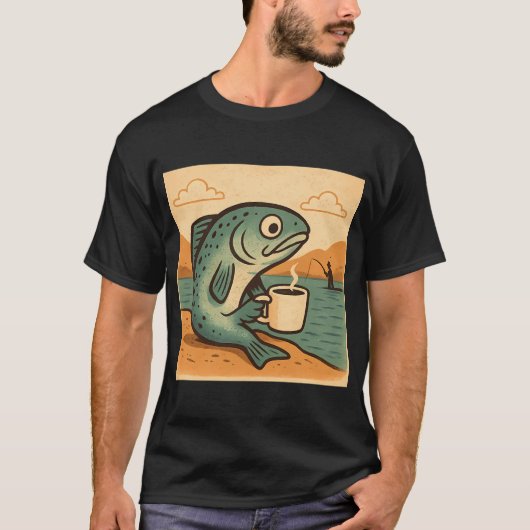 木々の大波 Tシャツ (正面)