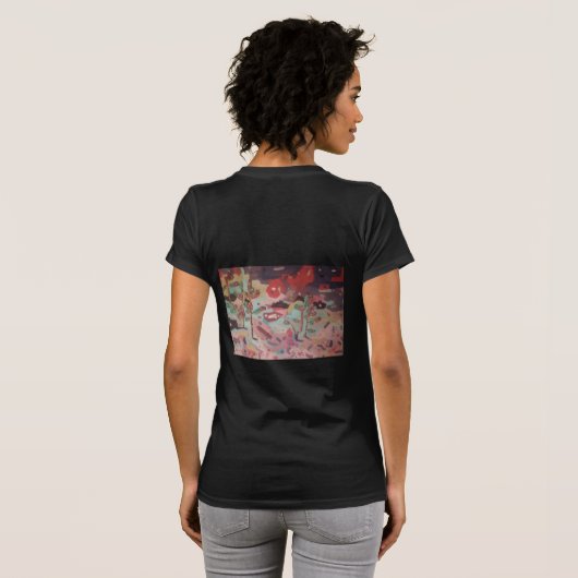 木々の影 Tシャツ (裏面フル)