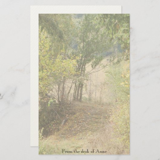 木々の文房具パーソナライズされた|過去記事 便箋 (正面/裏面)