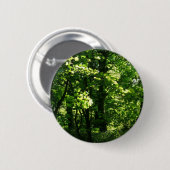 木々の春。カーディフ・ビュート・パーク。ウェールズ 缶バッジ (正面&裏面)